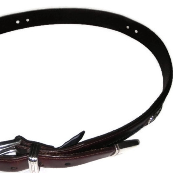 Onxy Burgundy and Black Belt Size 44" Long - Picture 7 of 8